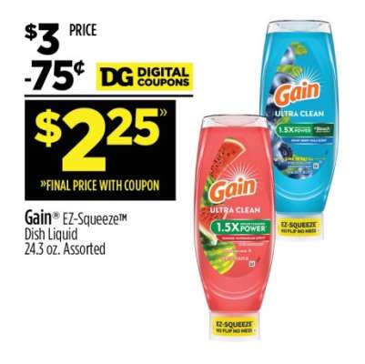Gain® EZ-Squeeze™ Dish Liquid