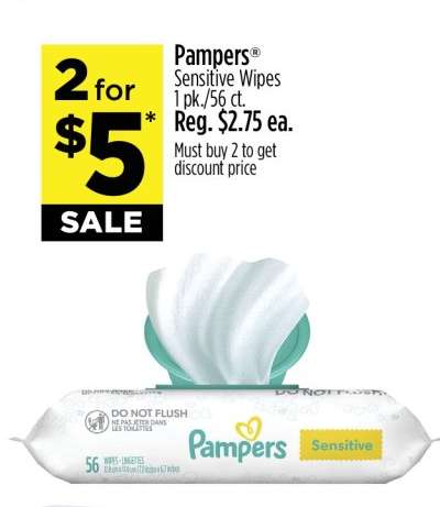 Pampers Sensitive Wipes