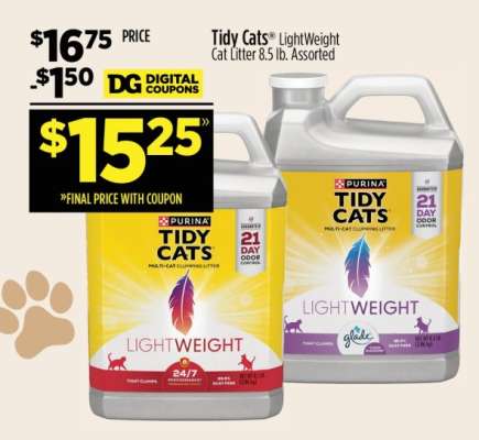 Tidy Cats® LightWeight Cat Litter 8.5 lb. Assorted