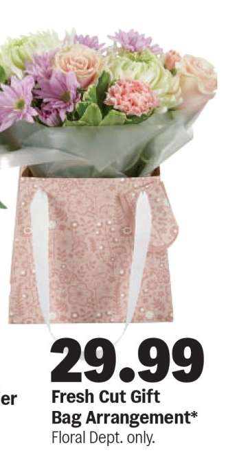 Fresh Cut Gift Bag Arrangement*