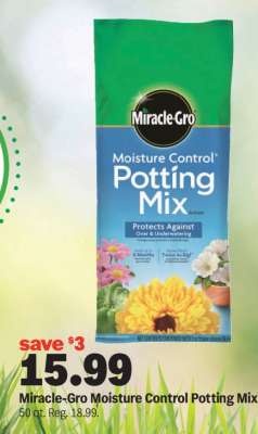 Miracle-Gro Moisture Control Potting Mix