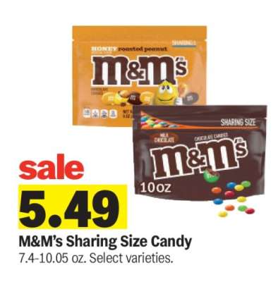 M&M's Sharing Size Candy