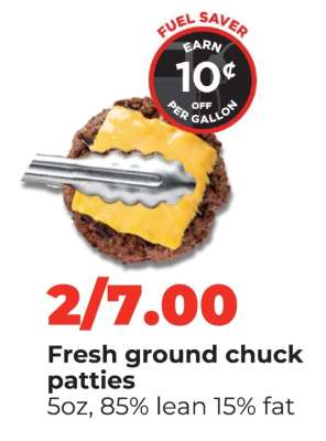 Fresh Ground Chuck Patties