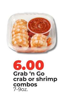 Grab ‘n Go crab or shrimp combos