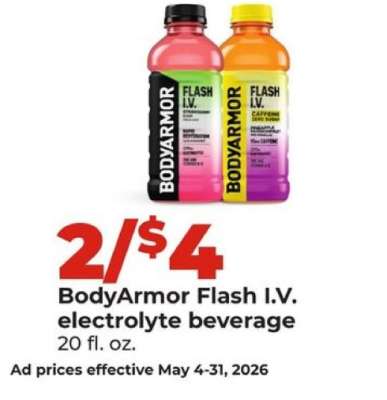 BODYARMOR Flash I.V. Electrolyte Beverage*