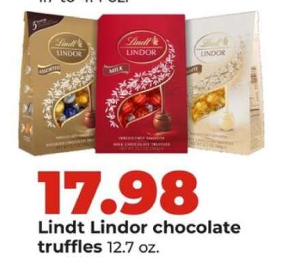 Lindt LINDOR Chocolate Truffles