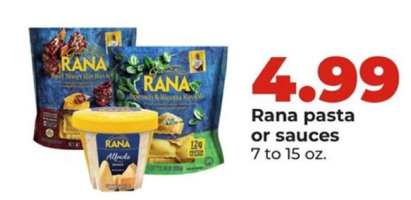 Rana Pasta or Sauces