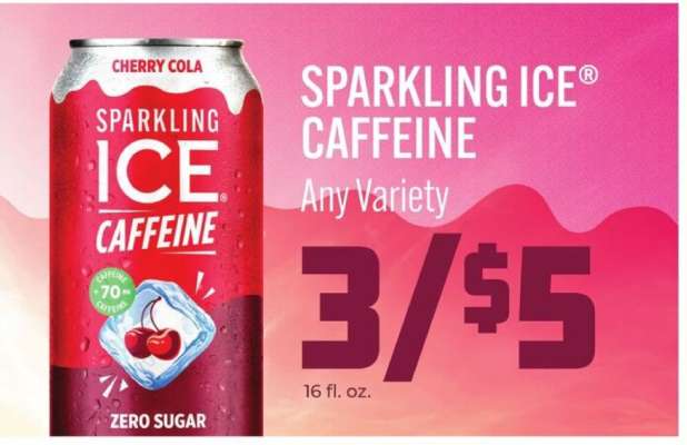 Sparkling Ice + Caffeine