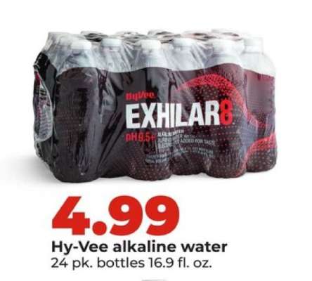 Hy-Vee alkaline water