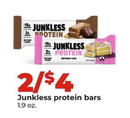 Junkless protein bars