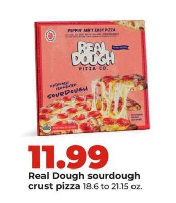Real Dough sourdough crust pizza