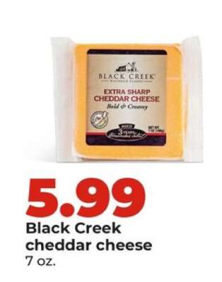 Black Creek Cheddar Cheese*