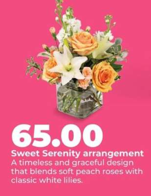 Sweet Serenity arrangement