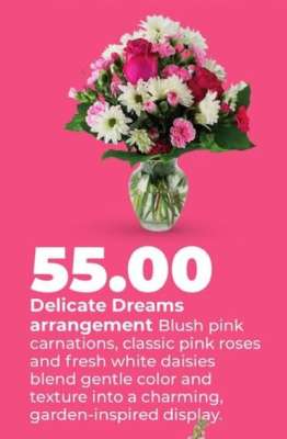 Delicate Dreams arrangement