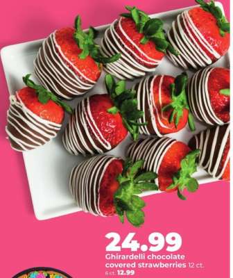 Ghirardelli chocolate covered strawberries