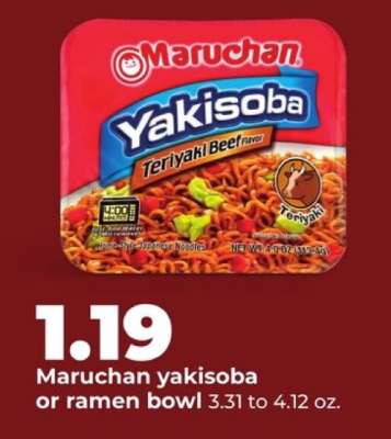 Maruchan Yakisoba or Ramen Bowl