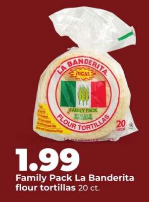 Family Pack La Banderita flour tortillas