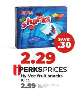 Hy-Vee fruit snacks
