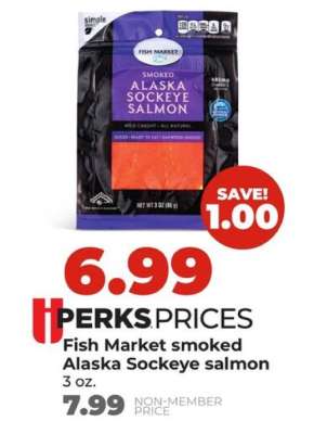 Fish Market smoked Alaska Sockeye salmon