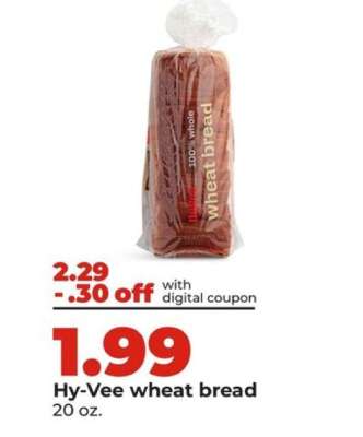 Hy-Vee wheat bread
