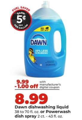 Dawn dishwashing liquid or Powerwash dish spray