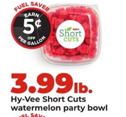 Hy-Vee Short Cuts watermelon party bowl