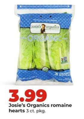 Josie's Organics Romaine hearts