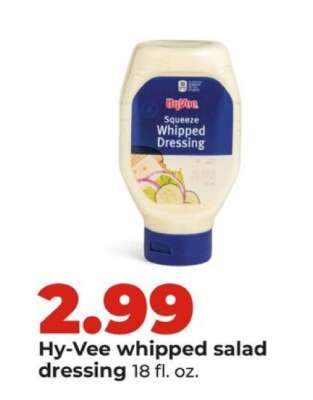 Hy-Vee whipped salad dressing
