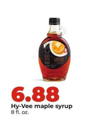 Hy-Vee maple syrup