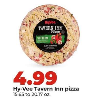 Hy-Vee Tavern Inn pizza