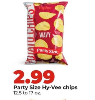 Party Size Hy-Vee chips