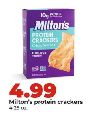 Milton's Protein Crackers