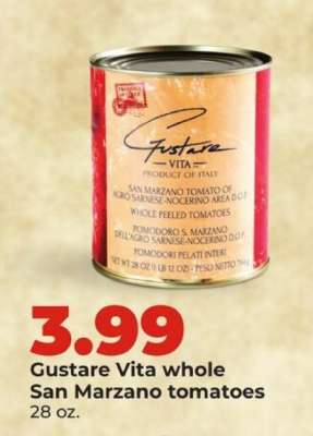 Gustare Vita whole San Marzano tomatoes