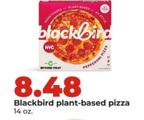 Blackbird plant-based pizza