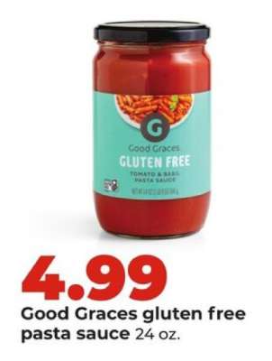 Good Graces gluten free pasta sauce