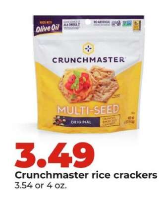 Crunchmaster rice crackers