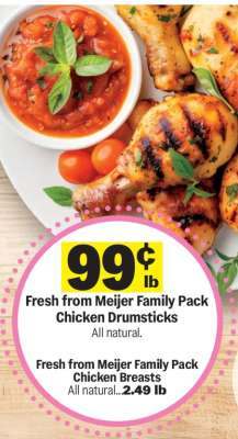 Fresh from Meijer Family Pack Chicken Drumsticks