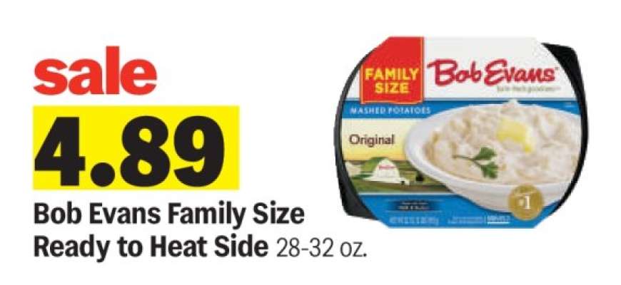 Bob Evans Family Size Ready to Heat Side