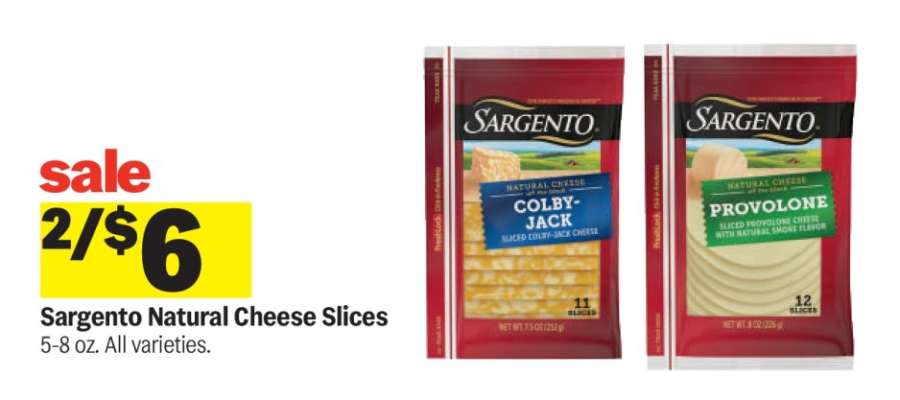 Sargento Natural Cheese Slices