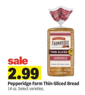 Pepperidge Farm Thin-Sliced Bread
