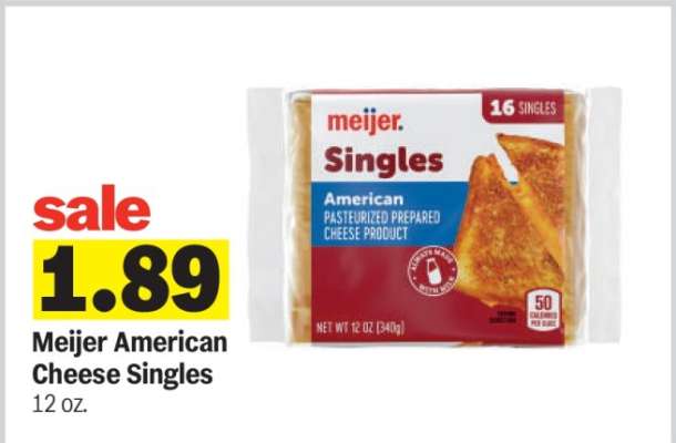 Meijer American Cheese Singles