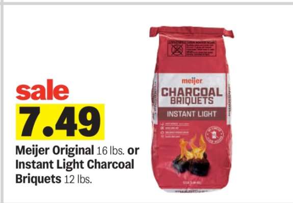Meijer Original or Instant Light Charcoal Briquets