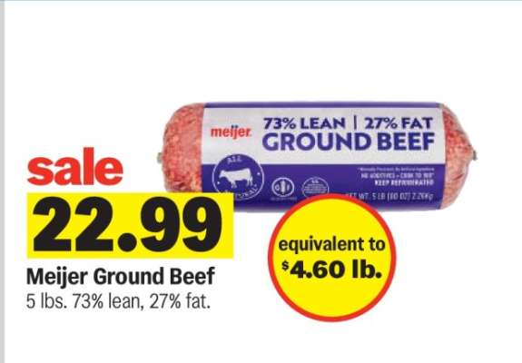 Meijer Ground Beef*