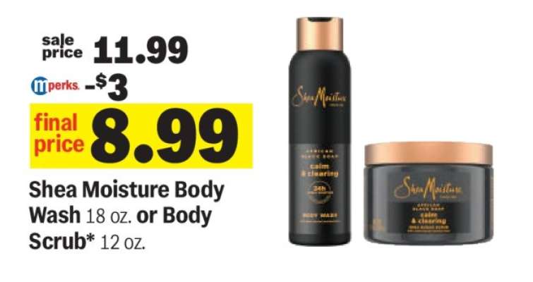 Shea Moisture Body Wash or Body Scrub