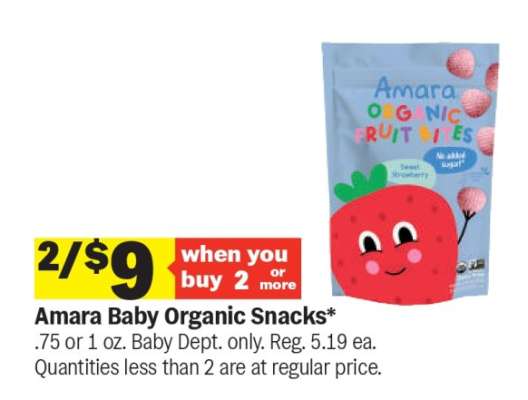 Amara Baby Organic Snacks