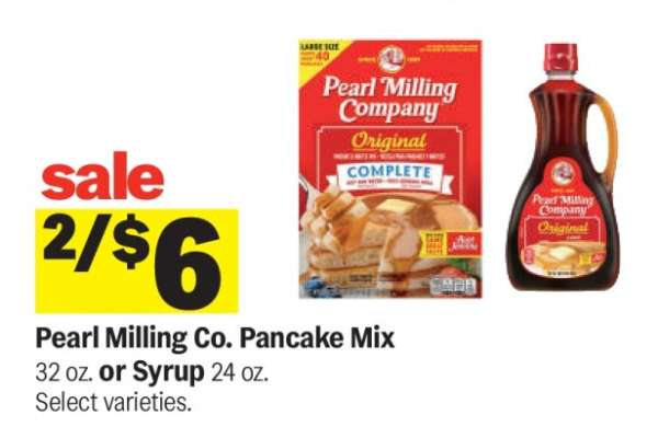 Pearl Milling Co. Pancake Mix or Syrup