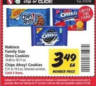 Nabisco Family Size Oreo Cookies