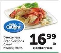 Dungeness Crab Sections
