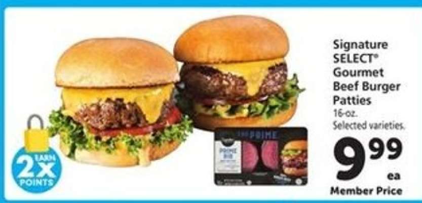 Signature SELECT Gourmet Beef Burger Patties