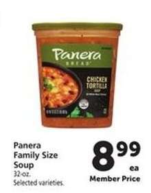 Panera Family Size Soup